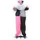 image 1 of HOMCOM 173cm 68 Laughing Clown Outdoor Halloween Decoration, Animated Halloween Prop with Light Up Eyes, Sound Effects, Sound Activated for Haunted House