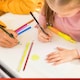 image 5 of Pack of 12 Colouring Pencils in Black Zip Clear Pencil Case