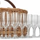 image 5 of Wicker Light Steamed Garden Party Basket
