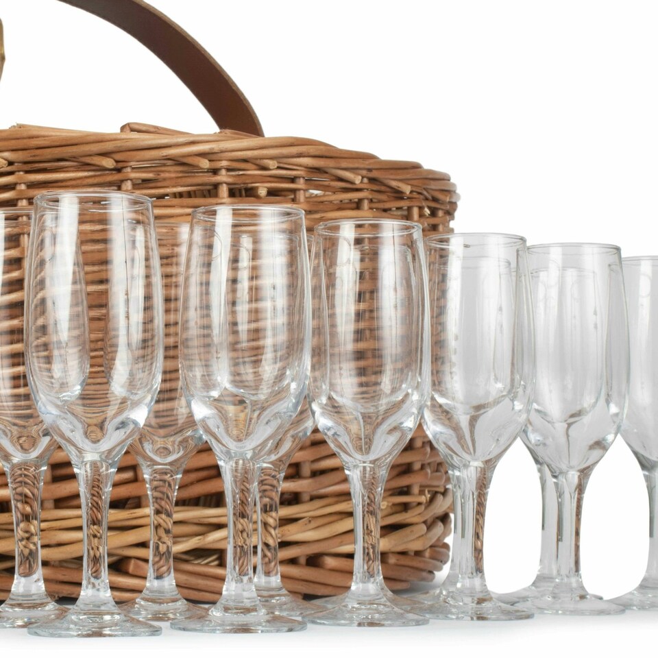 image 1 of Wicker Light Steamed Garden Party Basket