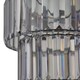 image 3 of Clint - Smoked Acrylic Crystal Two Tier Easy Fit Pendant Shade | Grey | Chrome | Medium | 1