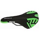 image 5 of AWE Adult Unisex MTB/Race Bike Green/Black Gel Saddle With Steel Rails