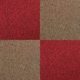 image 3 of 40 x Carpet Tiles 10m2 / Scarlet Red & Sand | Red