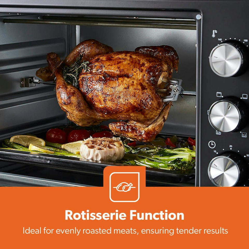image 1 of GEEPAS 30L Mini Oven and Grill, 1600W