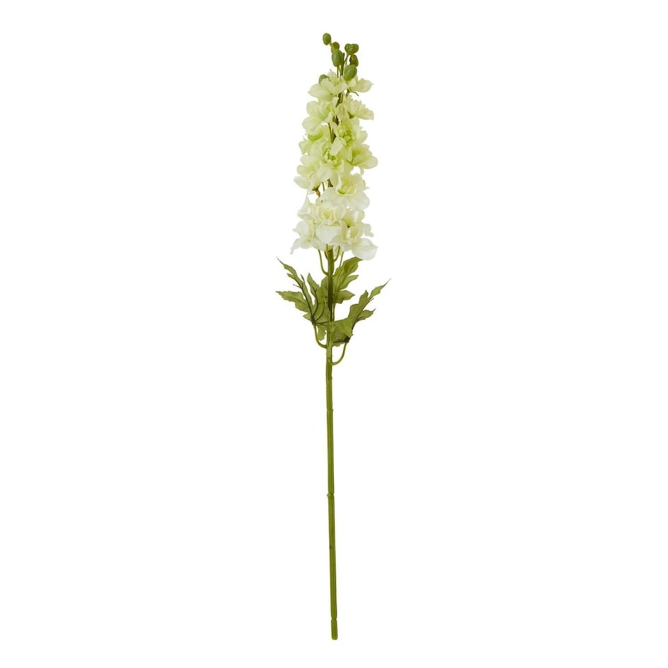 image 1 of Hill Interiors Elatum Delphinium Artificial Flower - White - One Size