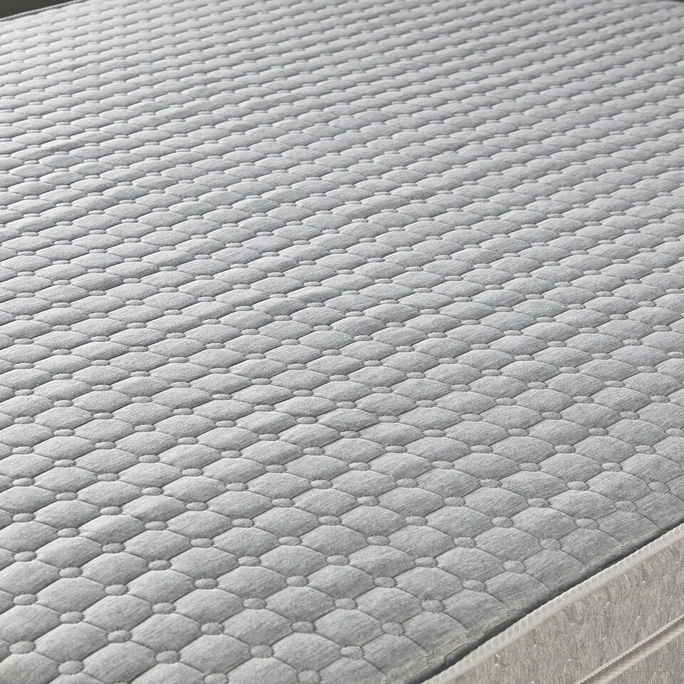 image 1 of Grey Bubble Pocket Spring Mattress with Memory Foam - Medium Firm | White | White | Double