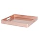 image 1 of Argon Tableware Square Serving Tray - 33cm - Rose Gold Pink