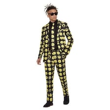 Smiley Stand Out Suit Fancy Dress Costume Adult Mens Large Multi | L