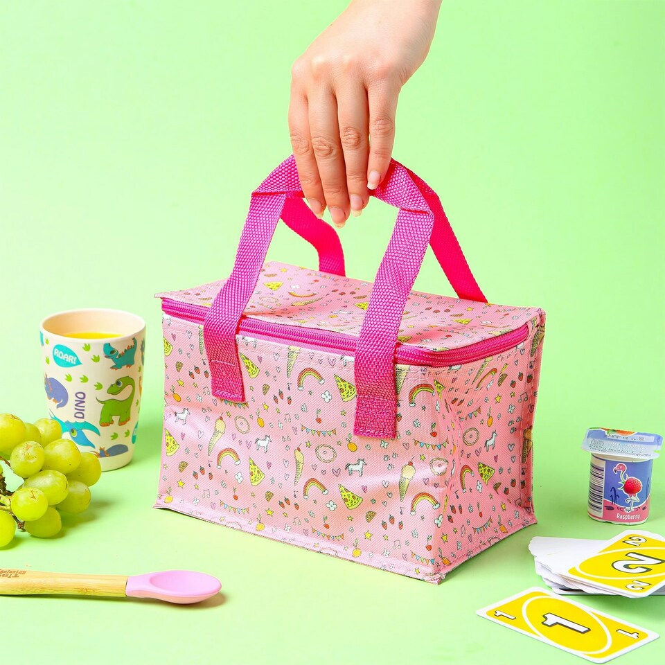 image 1 of Tiny Dining Insulated Lunch Bag - Sketchbook