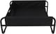 image 3 of Actiaspet Elevated Dog Bed Steel Frame Raised Pet Cot Black or Grey (Black, Medium)