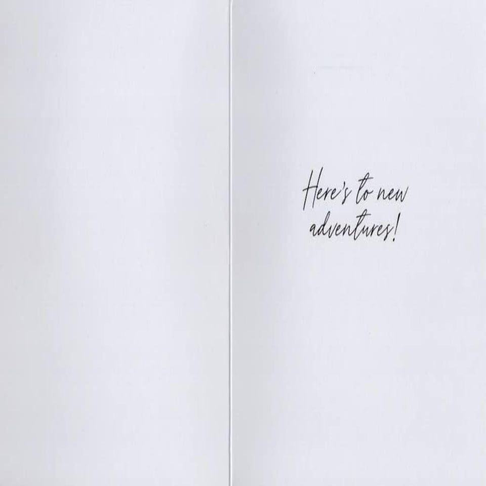 image 1 of Bon Voyage to New Adventures Leaving Greeting Card