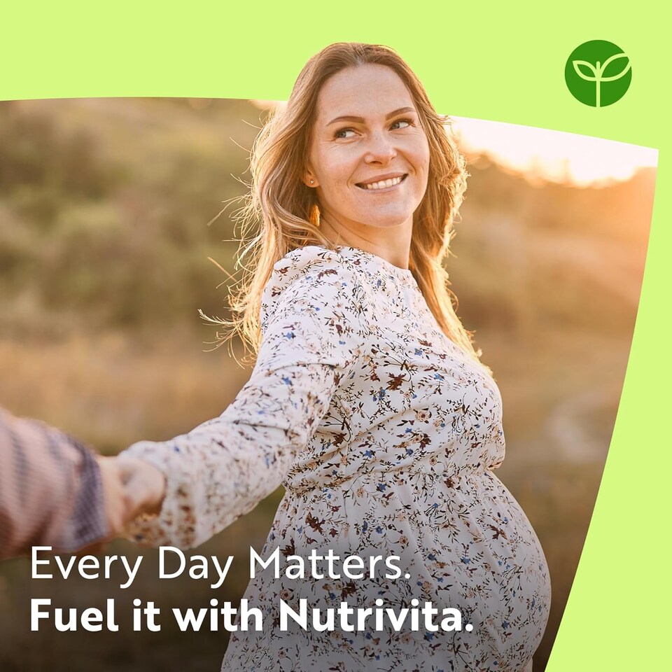 image 1 of Nutravita Folic Acid Tablets 400 mcg - Pregnancy Care - Normal Function of Immune System & Maternal Tissue Growth - 400 Vegan Vitamin B9 Tablets