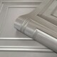 image 2 of Belgravia Amara Wood Panel Vinyl Textured Wallpaper - Silver - 10m x 53cm Silver