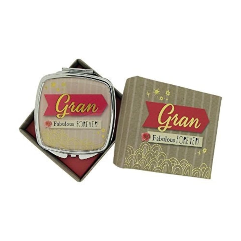 image 1 of Boom Shaka Laka Compact Mirror for Gran Fabulous Forever in Presentation Box.