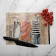 image 2 of Shopping The Look Glass Chopping Board | Multi