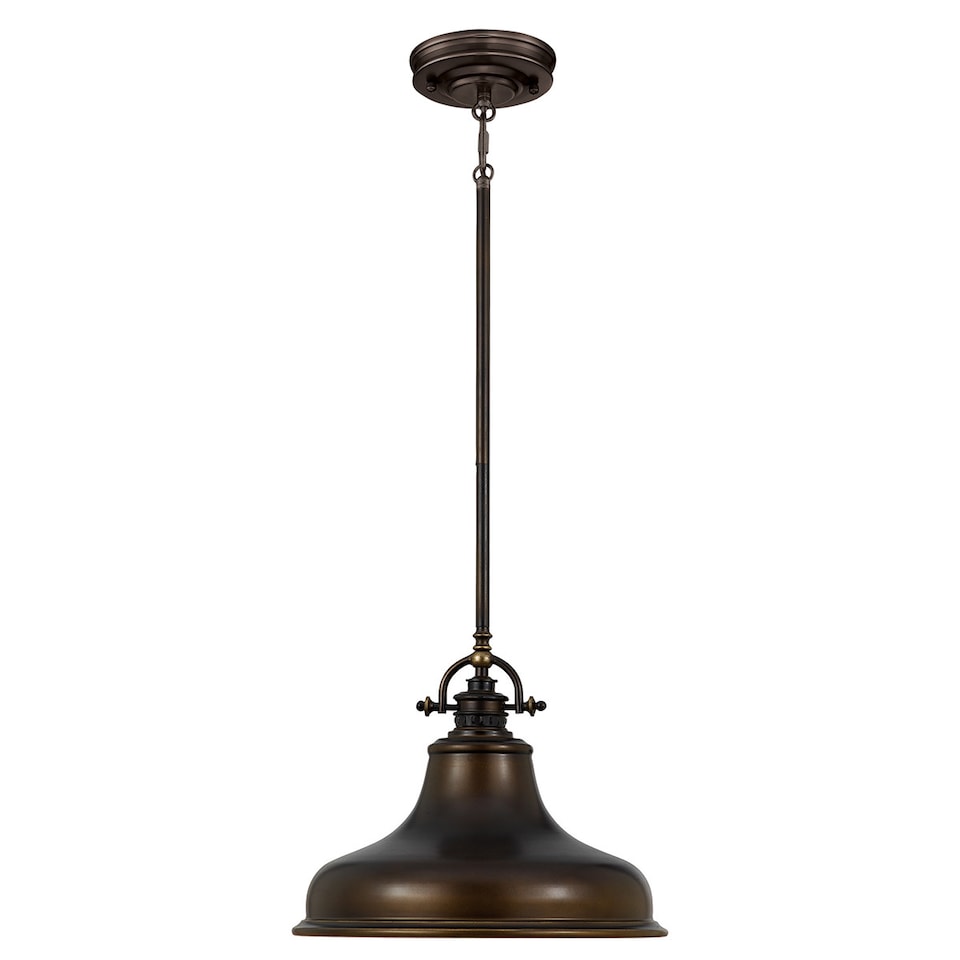 image 1 of Emery 1 Light Dome Ceiling Pendant Palladian Bronze, E27