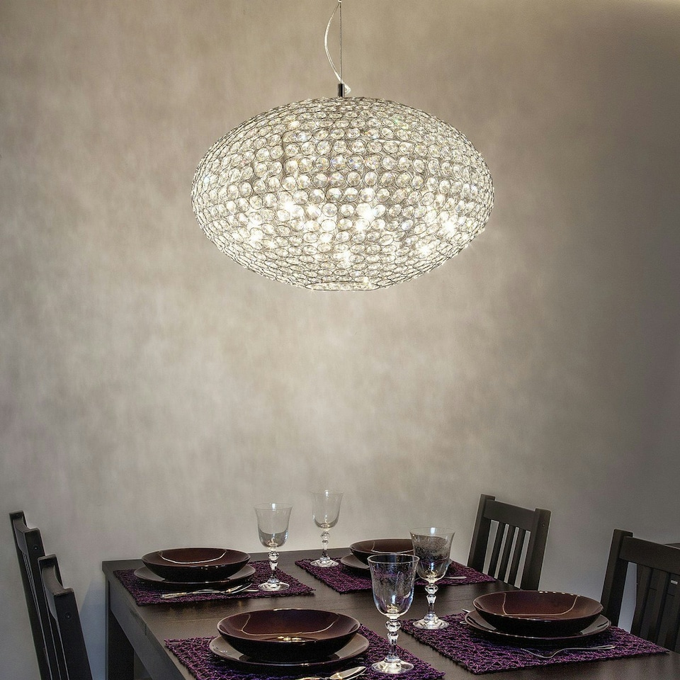 image 1 of Orion  8 Light  Medium Ceiling Pendant Chrome, E14