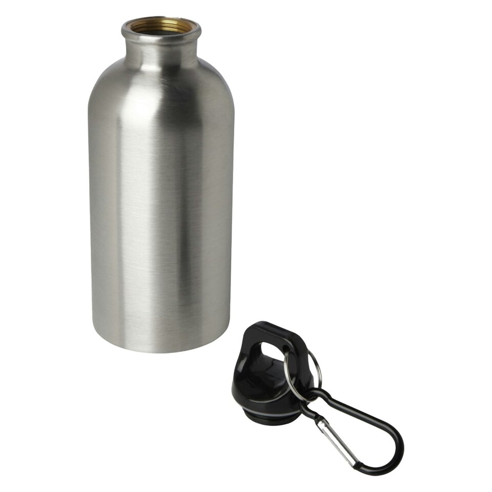 image 1 of Floso Stainless Steel Single Wall 400ml Water Bottle - Silver - One Size