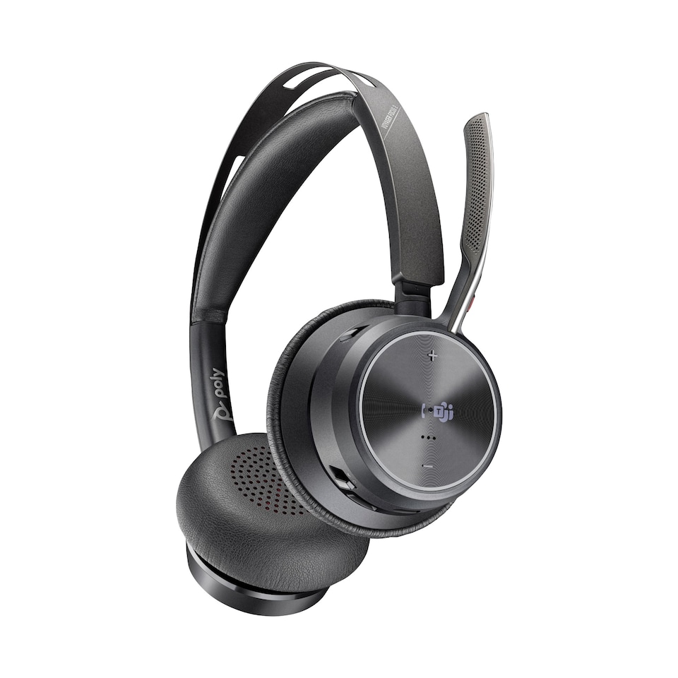 image 1 of Poly Voyager Focus 2 Stereo Microsoft Teams Certified USB-C USB-A Wireless Heads