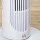 image 9 of HOMCOM Tower Fan for Bedroom Cooling, 30 Inch Electric 70 Oscillating Fan with 3 Speed Settings, Standing Floor Fan for Home Office Indoor, White