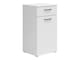 image 4 of Narrow Hallway Storage Cabinet Small Drawer Slim Unit White Space Saving Entrance Hall Furniture Multi