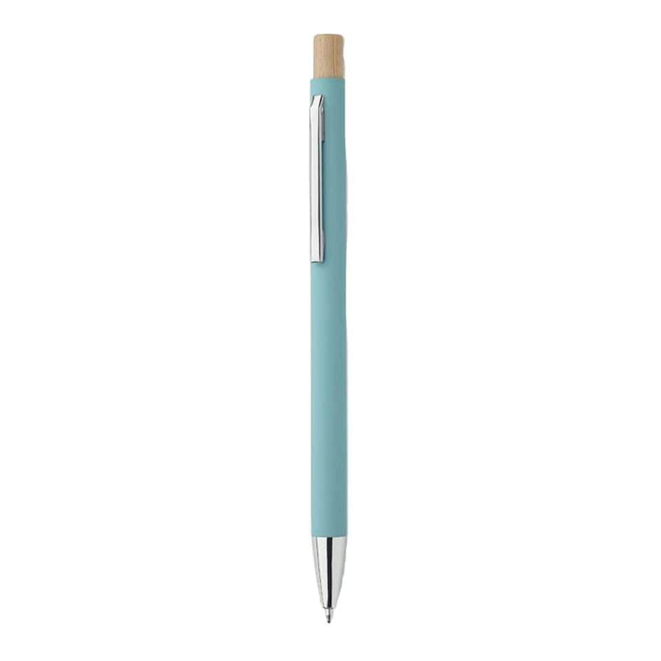 image 1 of MidOcean Bergamo Recycled Aluminium Ballpoint Pen - Baby Blue - One Size