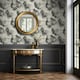 image 5 of Elysian Floral Black & Gold Wallpaper Black