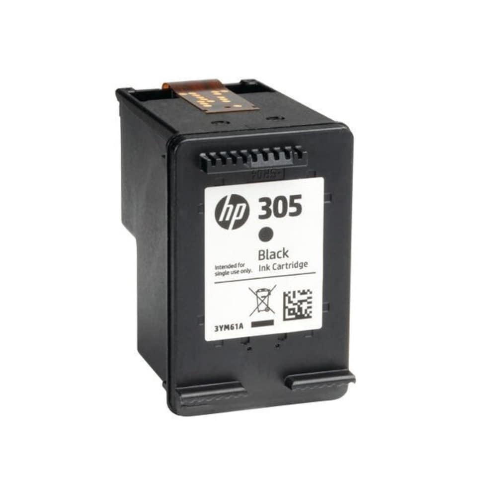 image 1 of Ink Jungle 305 Black Refilled Ink Cartridge - Replaces HP 305 Black
