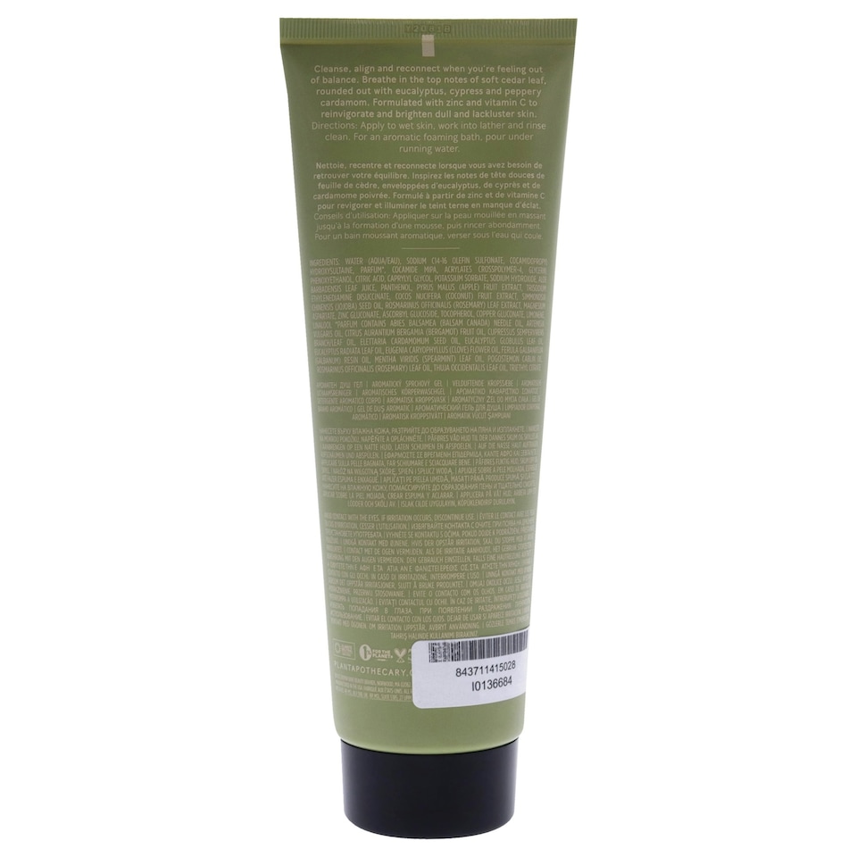 image 1 of Be Well by Plant Apothecary for Unisex - 8.4 oz Body Wash