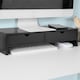 image 9 of SoBuy BBF02-SCH,Computer Monitor Stand Monitor Riser with 2 Drawers | Black | Black | 1