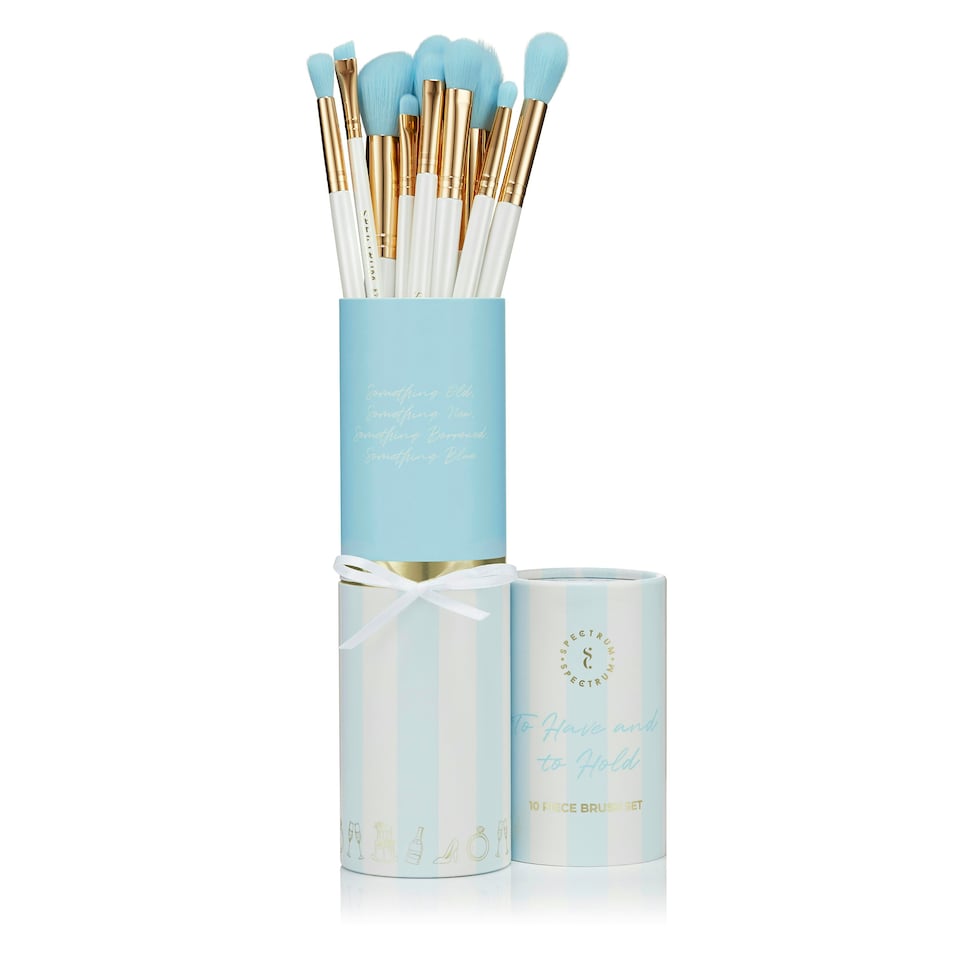 image 1 of Spectrum Collections Bridal 10 Piece Brush Set To Have and to Hold