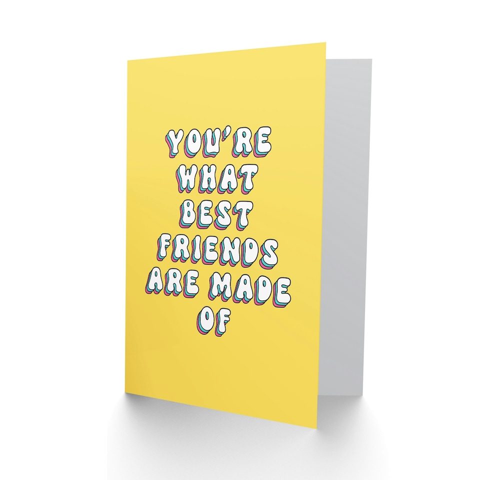 image 1 of What Best Are Made Sincere Woman Friend Birthday Card