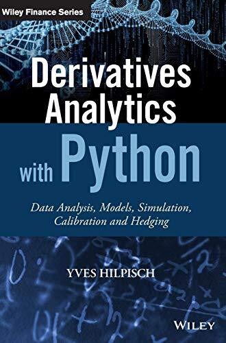Derivatives Analytics with Python Hardback Book