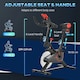 image 5 of HOMCOM Indoor Exercise Bike with Adjustable Height, Resistance