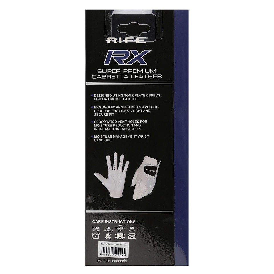 image 1 of Rife Men's RX Cabretta Golf Glove - Right Hand - Medium/Large