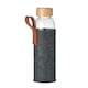image 2 of MidOcean Thai Bamboo 500ml Water Bottle - Stone Grey - One Size | Black | One Size