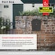 image 5 of Burg-Wachter Classic Wall Mounted Galvanised Steel Lockable Weatherproof Post Box - 36x37x13cm N/A | Anthracite