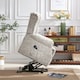 image 7 of Ashfield Electric Fabric Dual Motor Rise Recliner Lift Mobility Chair (Cream)