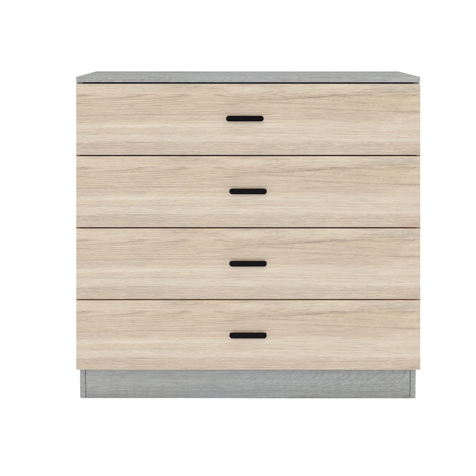 image 1 of Ash Grey - Chest of 4 Drawers | Grey | 1