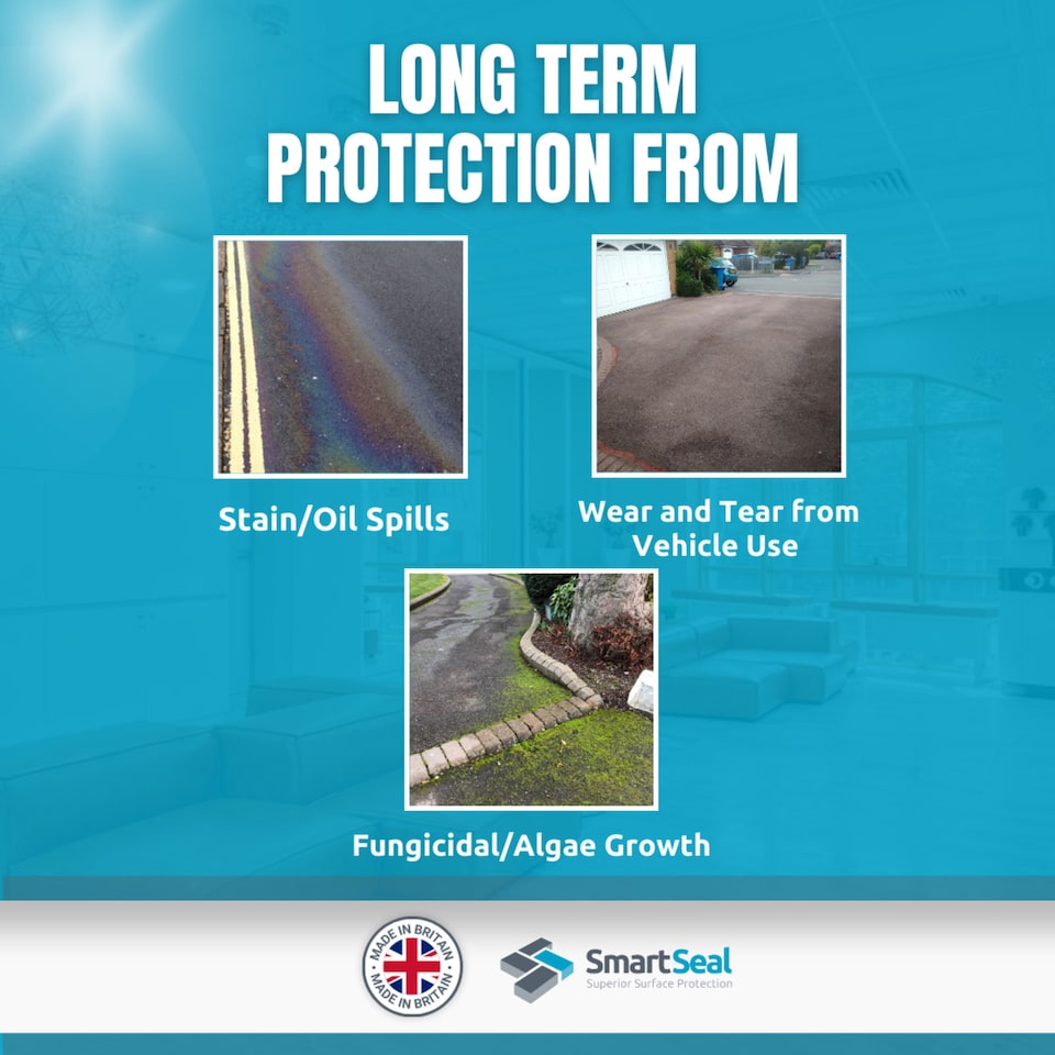 image 1 of Tarmaseal Tarmac Restorer, Dark Red, Superior in Performance to Tarmac Paint For Driveways, Tarmac Sealer, 20L