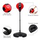 image 10 of COSTWAY Boxing Set Punching Ball with Boxing Gloves Red