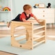 image 6 of TP Active-Tots Pikler Style Wooden Climbing Cube With Play Easel - FSC certified