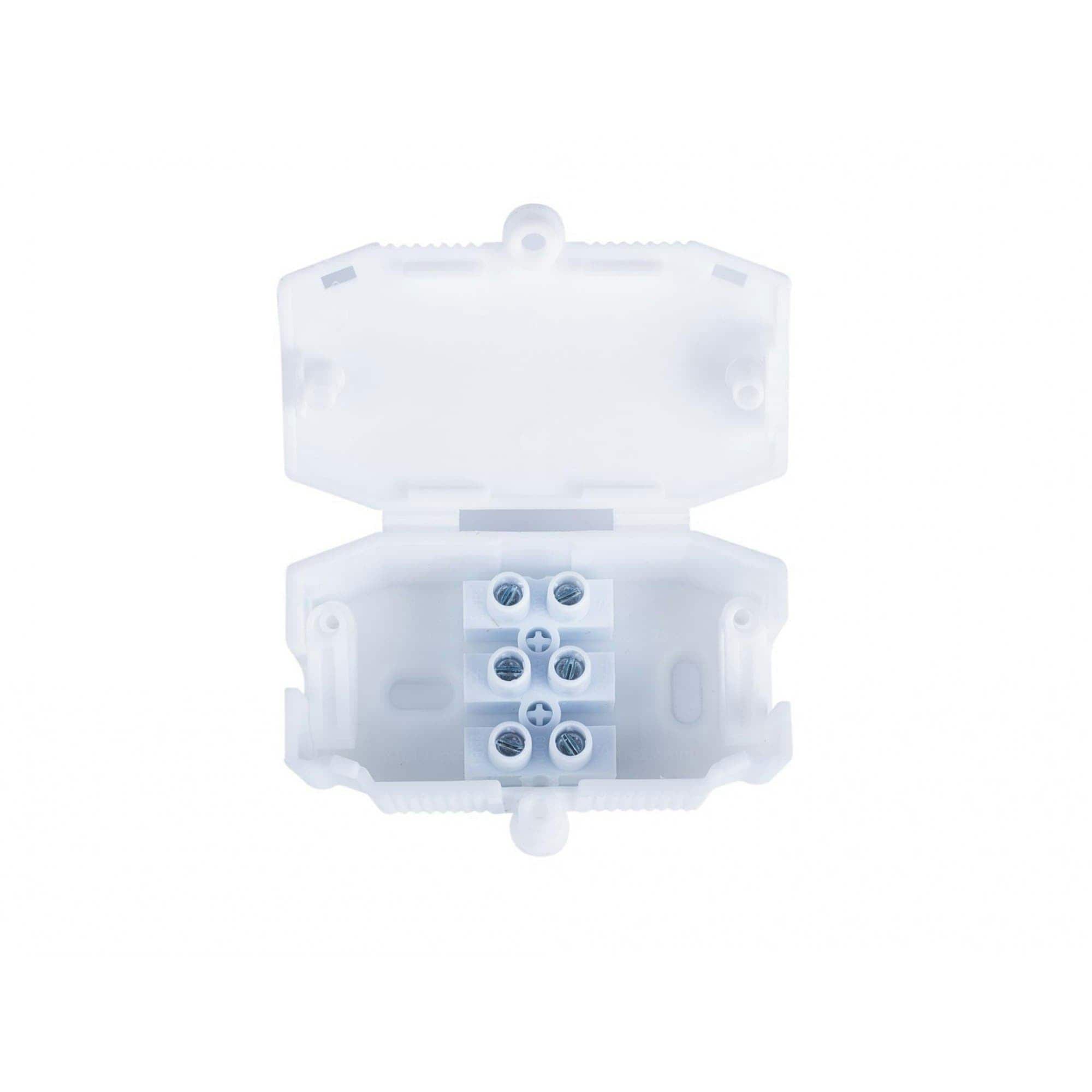 Dencon 3 Pole Connector Box - Multi Colour - White