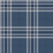 Muriva Catherine Lansfield Kelso Checked Wallpaper - Navy - 10m x 53cm | Blue
