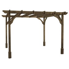 Premium Pergola - Wood - L180 x W360 x H270 cm - Rustic Brown