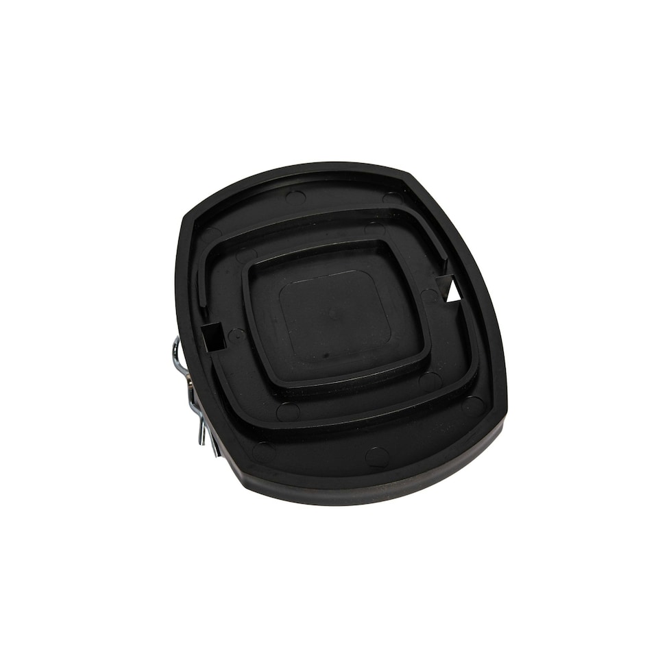 image 1 of 18cm x 14cm Set of 4 Black Heavy Duty Caravan Corner Steady Feet Jack Pads