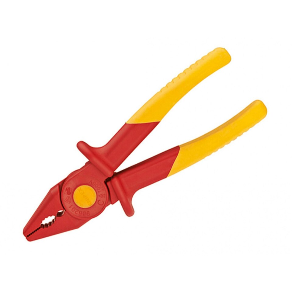Knipex Flat Nose Plastic Insulated Pliers 180mm - Multi Colour - One Size