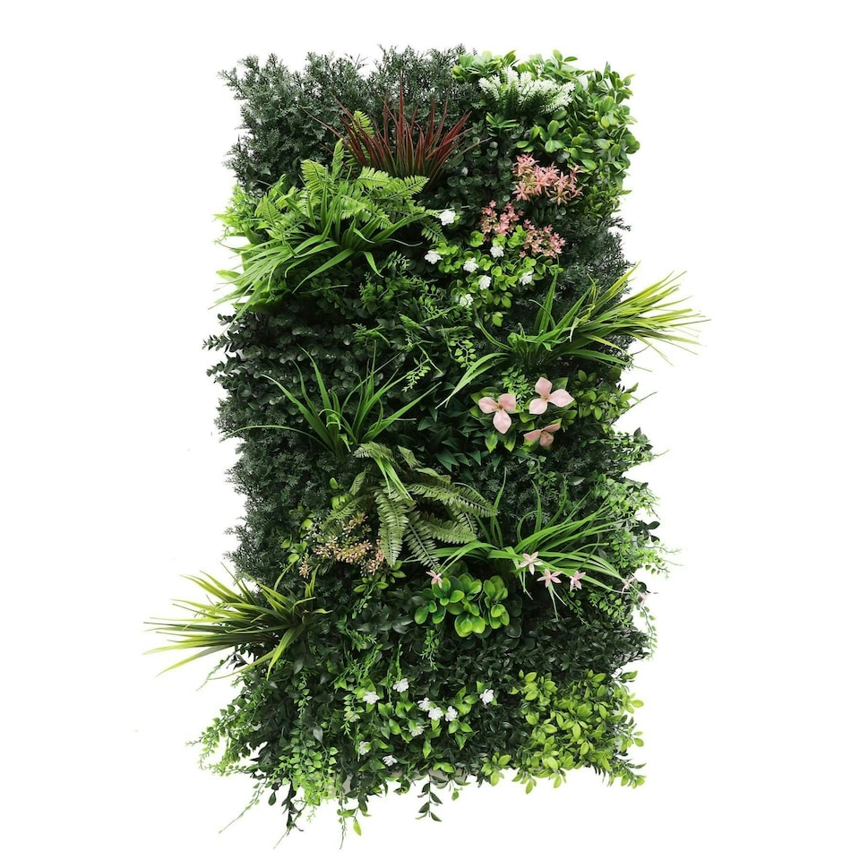 image 1 of True Products Combo Set of 3 Premium Artificial Living Wall Green Plant Panel 1m x 50cm Florence A B C
