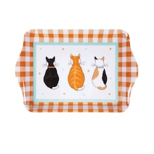 Ulster Weavers Cats In Waiting Tray - Scatter Orange