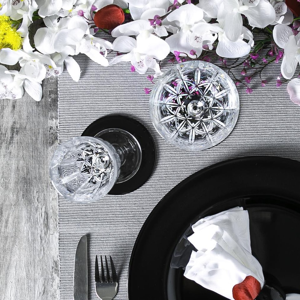 image 1 of Argon Tableware Metallic Charger Plate - 33cm - Black | Black | Black